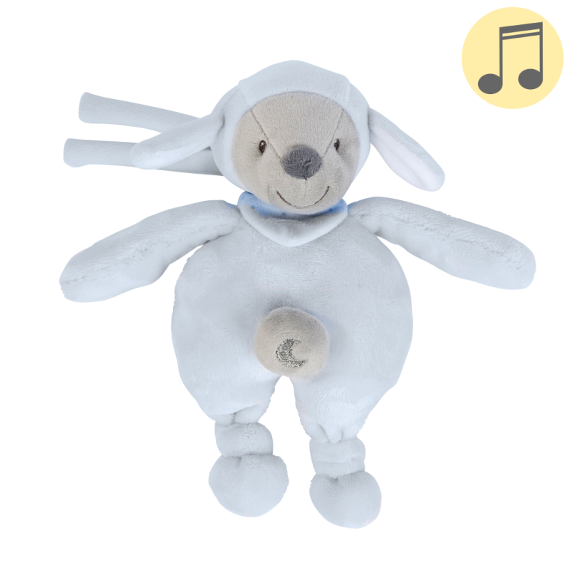  sam and toby musical box blue sheep 20 cm 